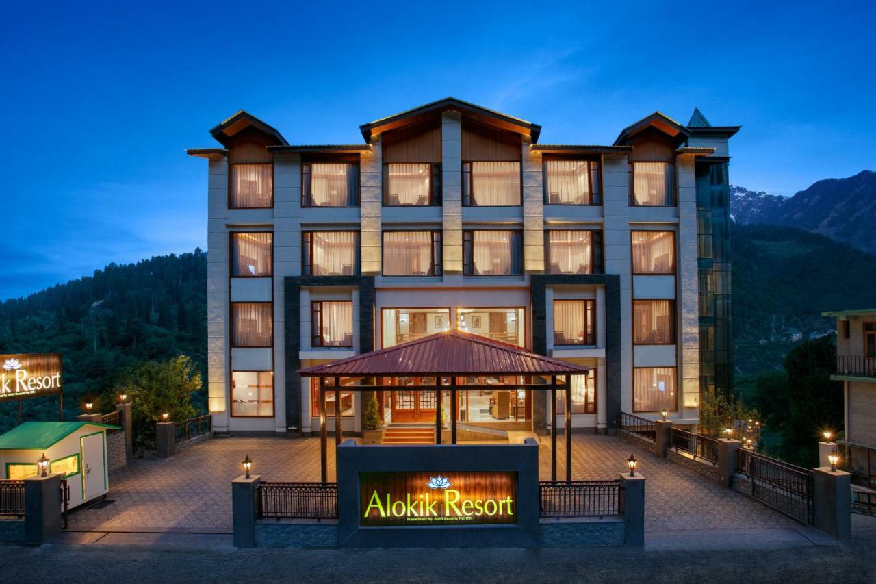 Alokik Resort- Pure Veg Manāli Kültér fotó